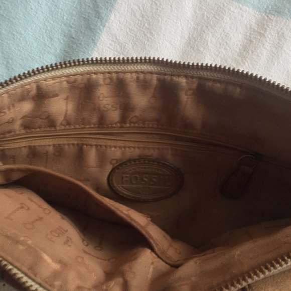 Fossil leather cross-body satchel - Picture 7 of 8